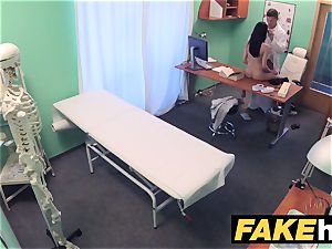 fake clinic Doctors prick stretches red-hot Portuguese stunner