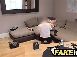 faux Agent UK adorable mischievous mummy with smoothly-shaven pussy